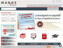 Tablet Screenshot of margebooks.com